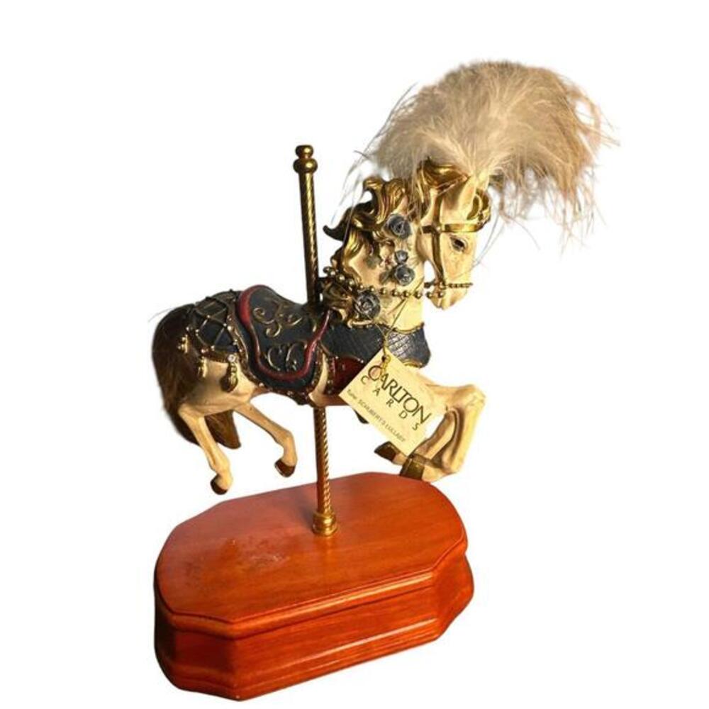 Carousel Horse from Carlton cards 6” x 9”